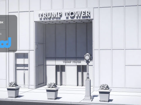 Torre Trump Modello 3D