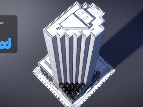 Trump Tower Model 3D