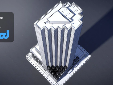 Torre Trump Modello 3D