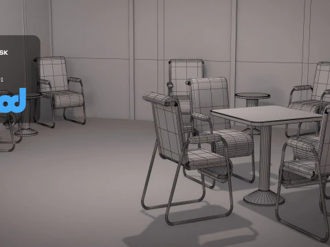 Lz 129 Hindenburg Restaurant 02 3D Model