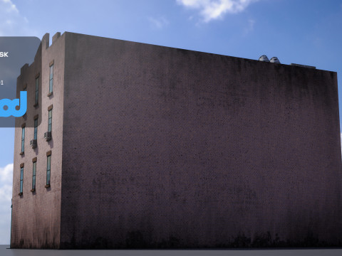 US Apartment Building 1002 3D Model