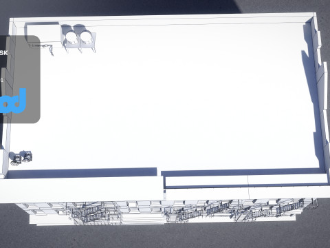 US Apartment Building 1002 3D Model