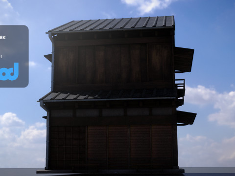 Japanese Style House 0022 3Dモデル