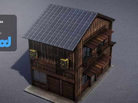 Japanese Style House 0022 3Dモデル