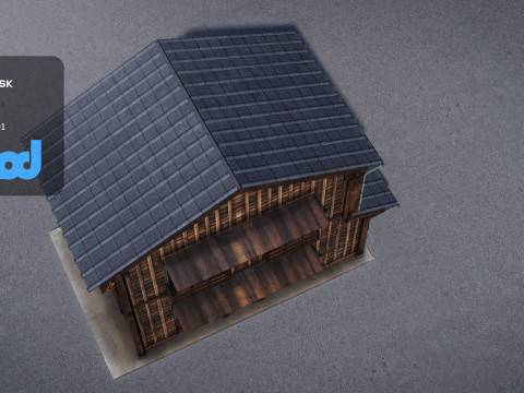Japanese Style House 0022 3Dモデル