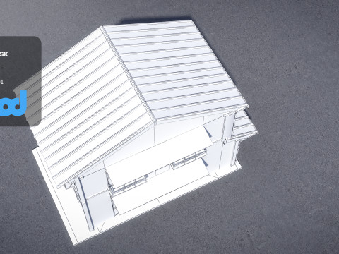 Japanese Style House 0022 3Dモデル