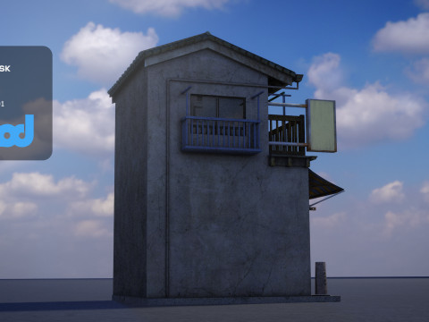 Japanese Style House 0005 Modelo 3D