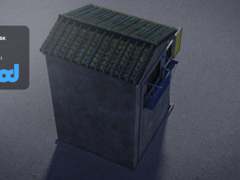 Japanese Style House 0005 Modelo 3D