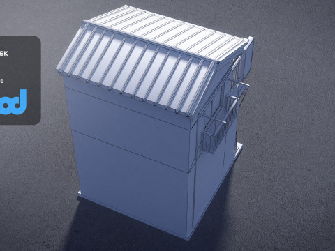 Japanese Style House 0005 Modelo 3D