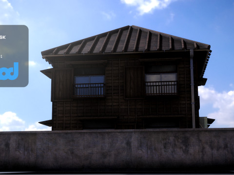 Japanese Style House 0026 Modello 3D