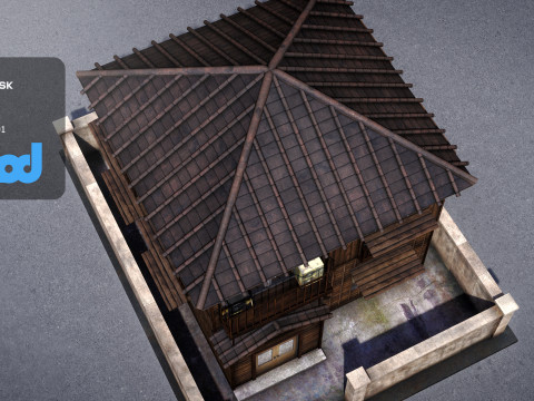 Japanese Style House 0026 Modello 3D
