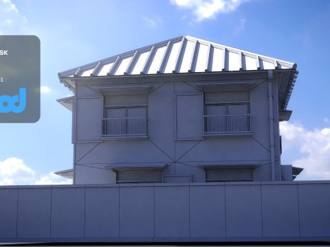 Japanese Style House 0026 Modello 3D
