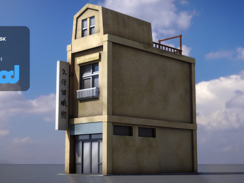 Japanese Style House 0007 Modèle 3D