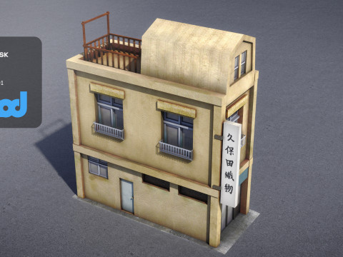 Japanese Style House 0007 Modèle 3D