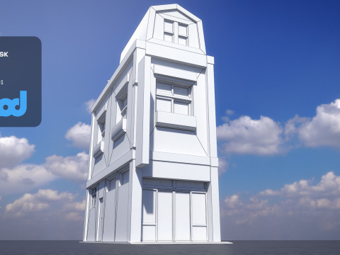 Japanese Style House 0007 Modèle 3D