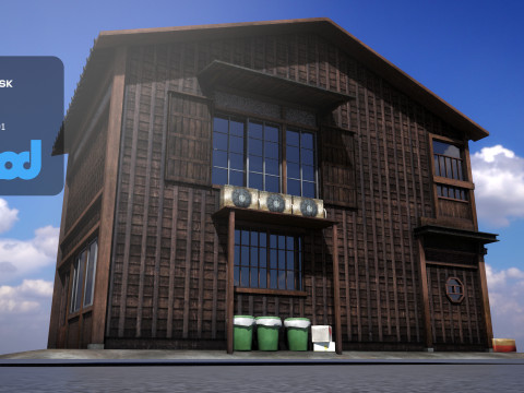 Japanese Style House 0021 3D Model