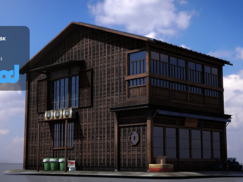 Japanese Style House 0021 Model 3D