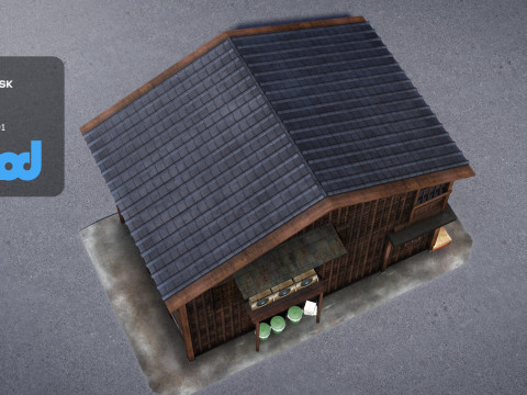 Japanese Style House 0021 Model 3D
