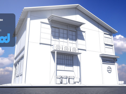 Japanese Style House 0021 Model 3D