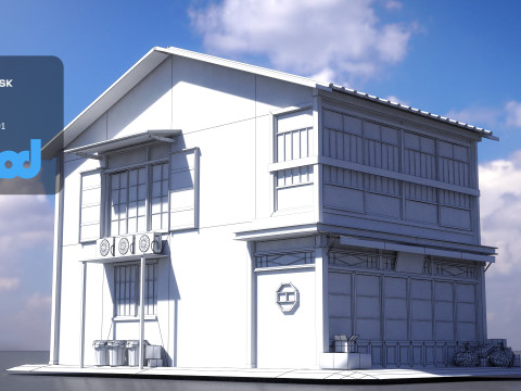 Japanese Style House 0021 Model 3D