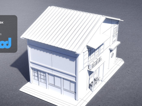 Japanese Style House 0021 Model 3D