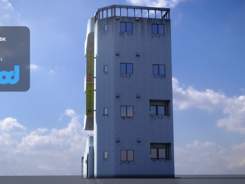 Japanese Building 0022 3D मॉडल