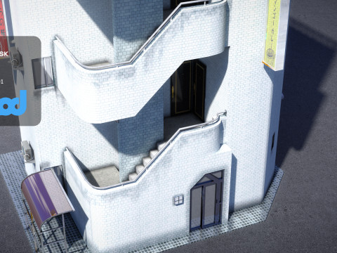 Japanese Building 0022 3D मॉडल