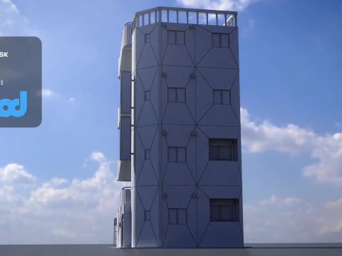 Japanese Building 0022 3D Model