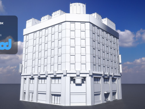 Japanese Building 0005 3D मॉडल