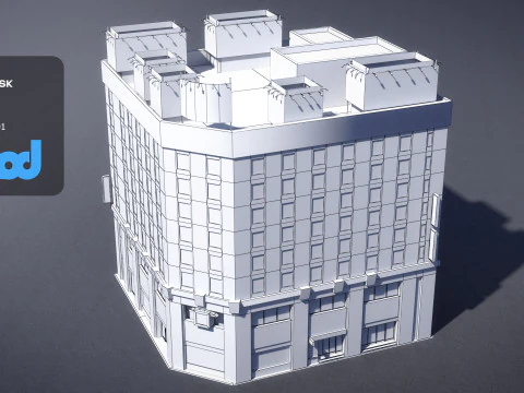 Japanese Building 0005 3D Model