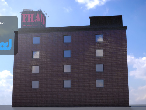 Japanese Building 0009 Modello 3D