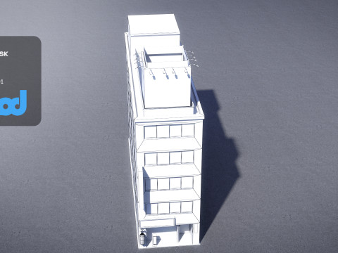 Japanese Building 0009 Modello 3D