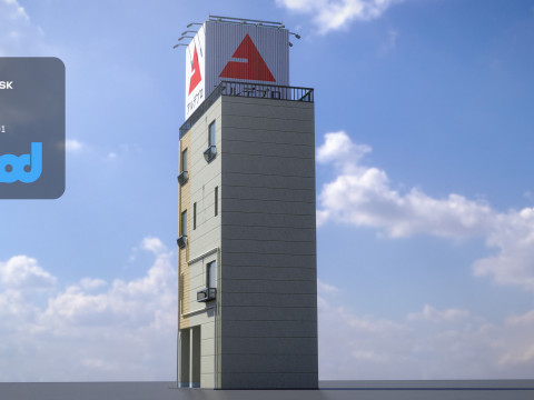Japanese Building 0015 Modèle 3D