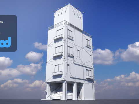 Japanese Building 0015 Modèle 3D