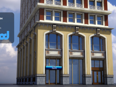 Business Building Modelo 3D