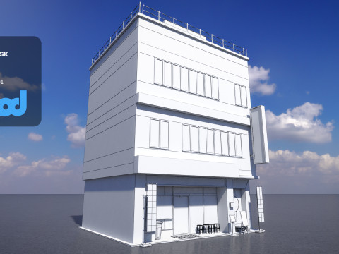 Conveyor Belt Sushi Shop Modèle 3D