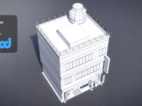Conveyor Belt Sushi Shop Modèle 3D