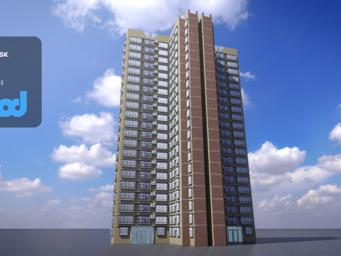 Hong Kong Building 0010 3Dモデル