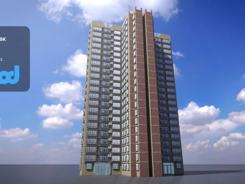 Edificio 0010 di Hong Kong Modello 3D
