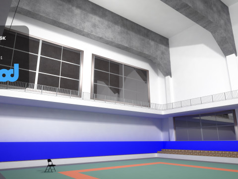 Judo Competition Venue Modelo 3D