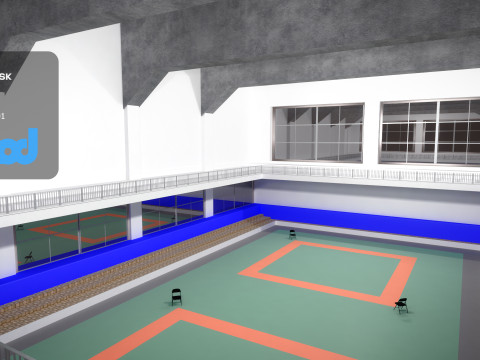 Judo Competition Venue Modelo 3D