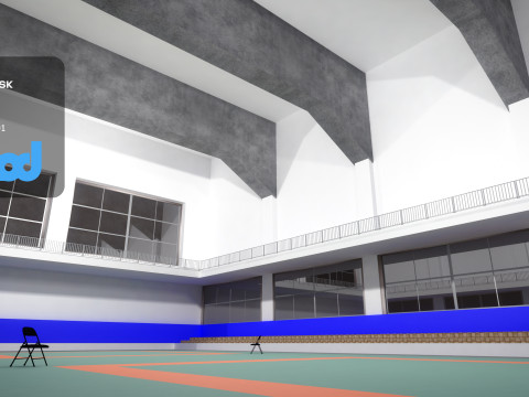 Judo Competition Venue Modelo 3D