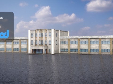 Office Building 0002 3D Model