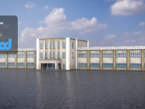 Kantoorgebouw 0002 3D Model