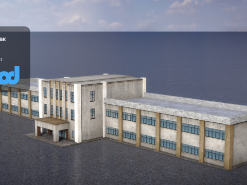 Office Building 0002 3Dモデル