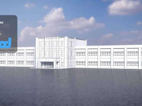 Office Building 0002 3Dモデル