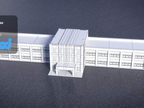 Office Building 0002 3Dモデル