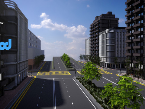 City Crossroads 3D 모델