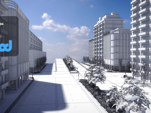 City Crossroads 3D Модель
