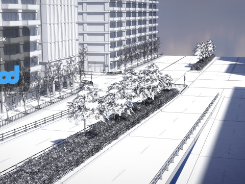 City Crossroads 3D Модель